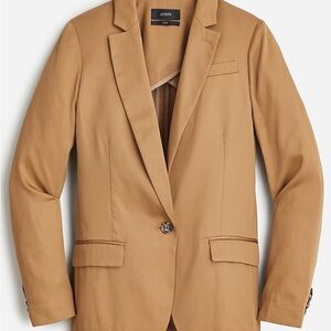 J. Crew Alfie blazer in Gramercy twill Caramel Color Size 24